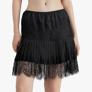 Black Slip Skirt